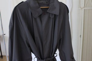 ON HOLD <3 Vintage cotton grey trenchcoat, mensize 52