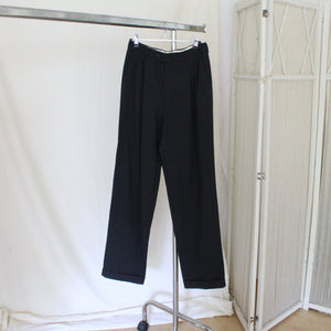 Vintage wool highwaisted pants with pinstripe, size S/M