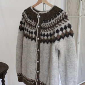 ON HOLD - Wool cardigan, size M