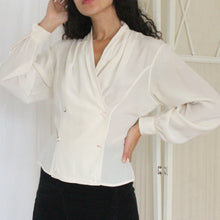 Load image into Gallery viewer, 80&#39;s Marella silk blouse, size M