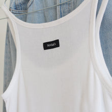 Load image into Gallery viewer, 90&#39;s Max &amp; Co cotton white tank top, size S/M