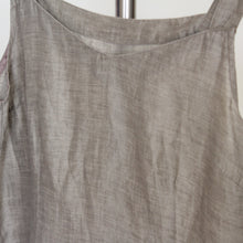 Load image into Gallery viewer, Silver grey silk top, size M