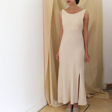 Load image into Gallery viewer, Vintage silk maxi dress, size S
