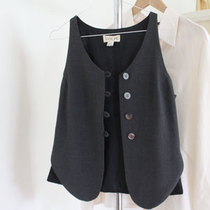 Vintage button up waistcoat, size S-M