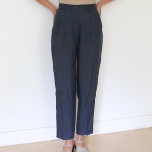 Vintage linen highwaisted pants, size S