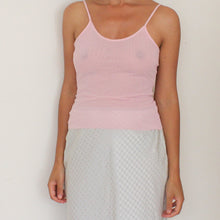 Load image into Gallery viewer, 90&#39;s soft pink spaghetti top, size S