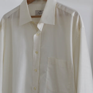 Vintage offwhite cotton shirt