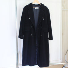 Load image into Gallery viewer, Vintage darkblue wool Marella coat, size S/M