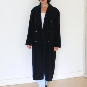 Vintage darkblue wool Marella coat, size S/M