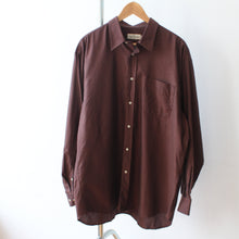 Load image into Gallery viewer, Valentino uomo 90&#39;s cotton brown shirt, size L