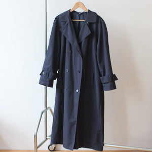Vintage dark blue trenchcoat