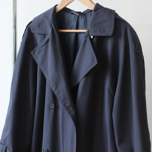 Vintage dark blue trenchcoat