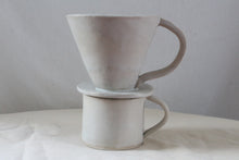 Load image into Gallery viewer, Handmade ceramic coffee filter + mug