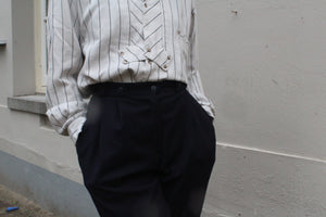 Vintage striped cotton shirt, size S-M
