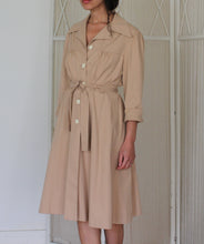Load image into Gallery viewer, 70&#39;s cotton trenchcoat, size XS-M