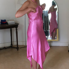 Load image into Gallery viewer, 00&#39;s bright pink dress, size XS