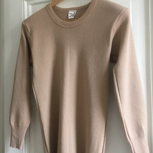 Vintage taupe sweater, size S