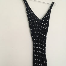 Load image into Gallery viewer, 90&#39;s assymetrical polkadot dress, size S/M