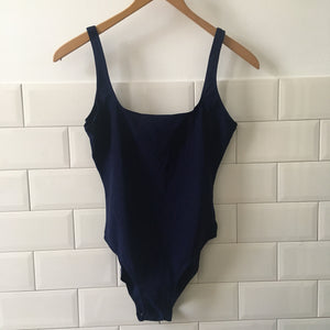 Vintage dark blue swimsuit, size L